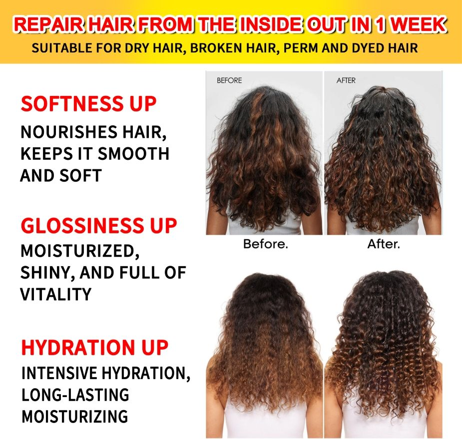 Roushun Hair Cream: Zero Frizz, No Split Ends, Instant Softness