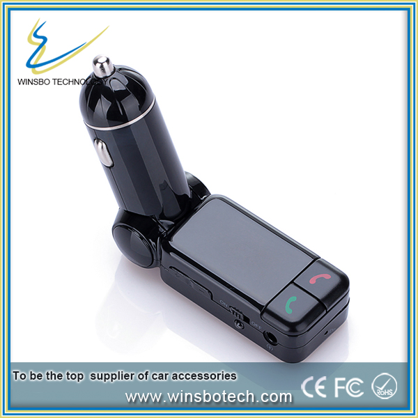 MP3, USB, Car Charger Combination Bluetooth Handsfree Kits FM Transmitter