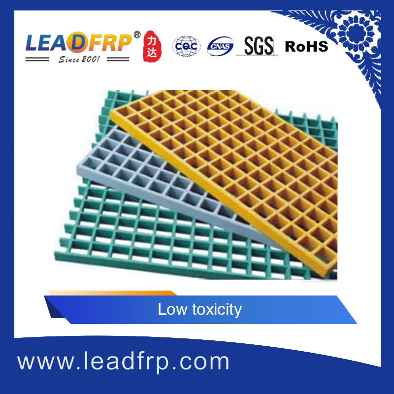 Industrial FRP Grating Panels for Chemical Plant Flooring