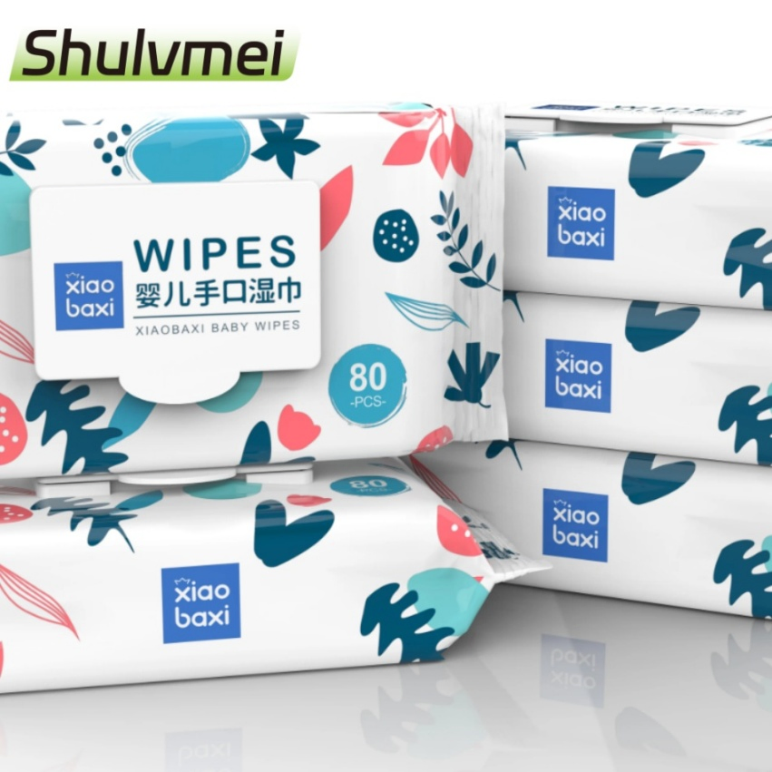 Factory Wholesale Customized Logo Baby Wet Wipes Organic Bamboo Spunlace Water Wipes Private Label Supplier