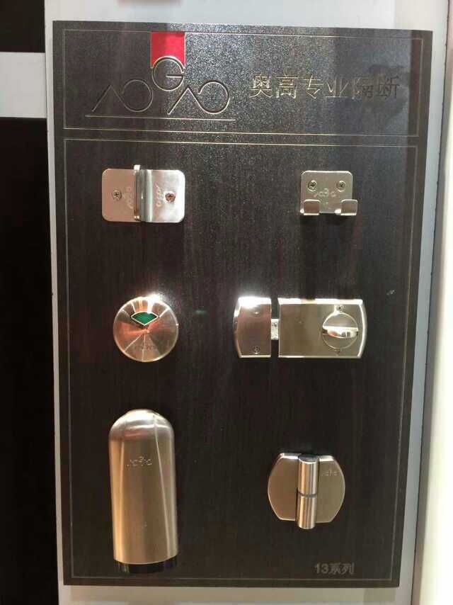 Elegant Round Lock Toilet Partition Door Indicator Lock