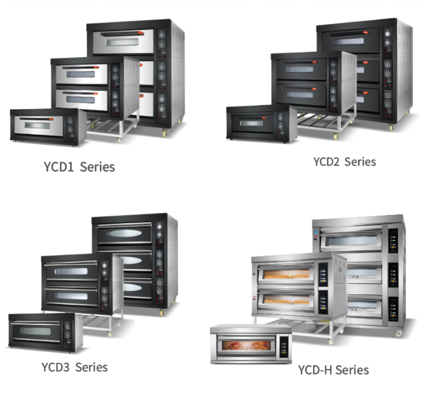 Horno Pan Large Used Commercial Double Gas Pizza Electric Oven for Bakery Equipment Sale Price, 1 4 2 3 Deck Industrial Bread Cake Stainless Steel Baking Ovens