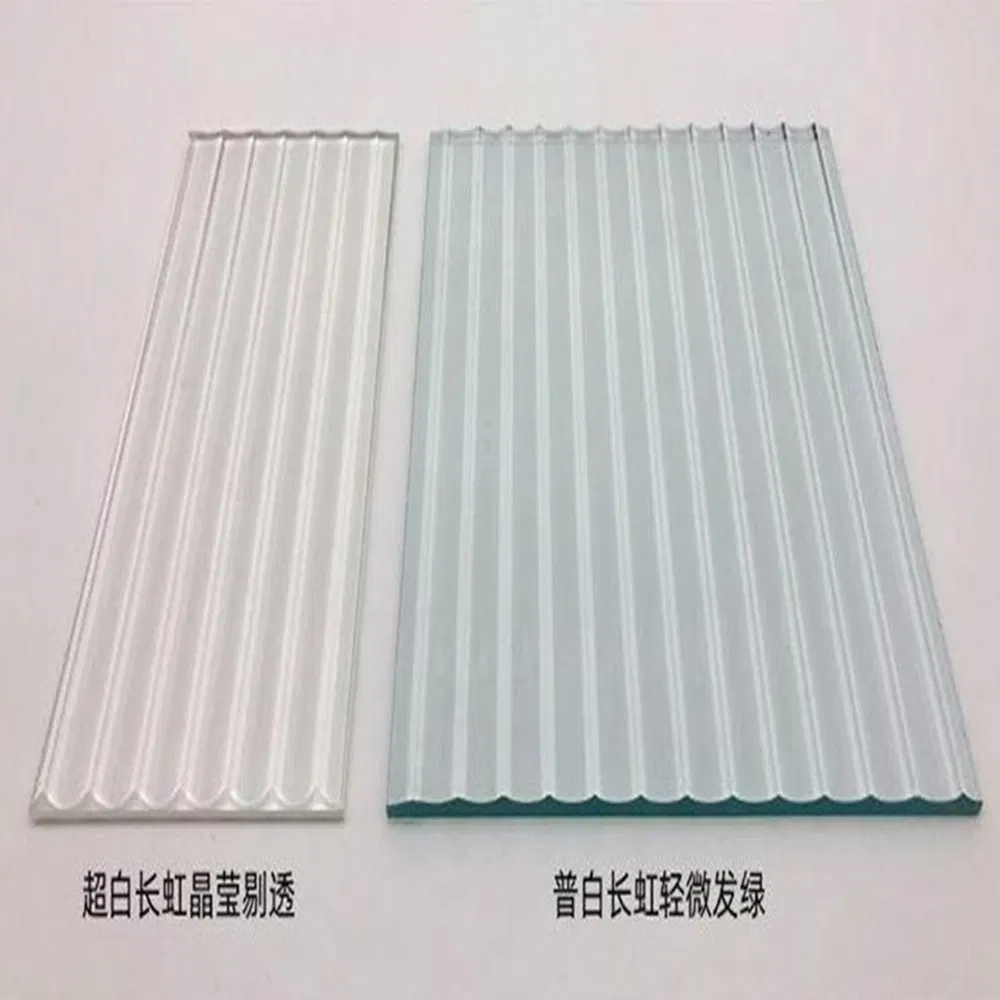 Customized Large-Sized Moru Tempered Patterned Glass for Use in Bathrooms