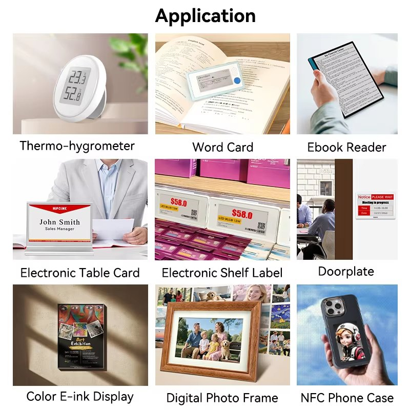 Customized to Sample Original Manufacturer OEM ODM Bistable Display 1.54-31.5 Inch E-Ink Display 4 Colors EPD E-Paper Modules Crash Prevention System