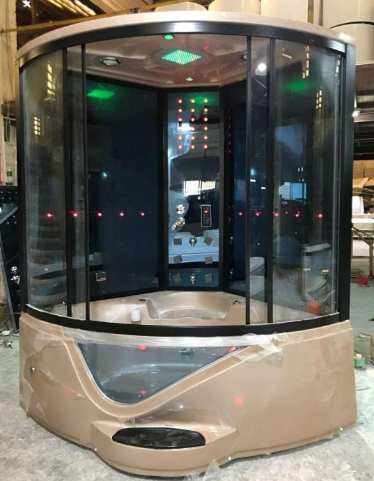 Steam Whirlpool Cabin Hotel Bathroom Steam Bath Shower Tub Combo Luxury Steam Shower Room