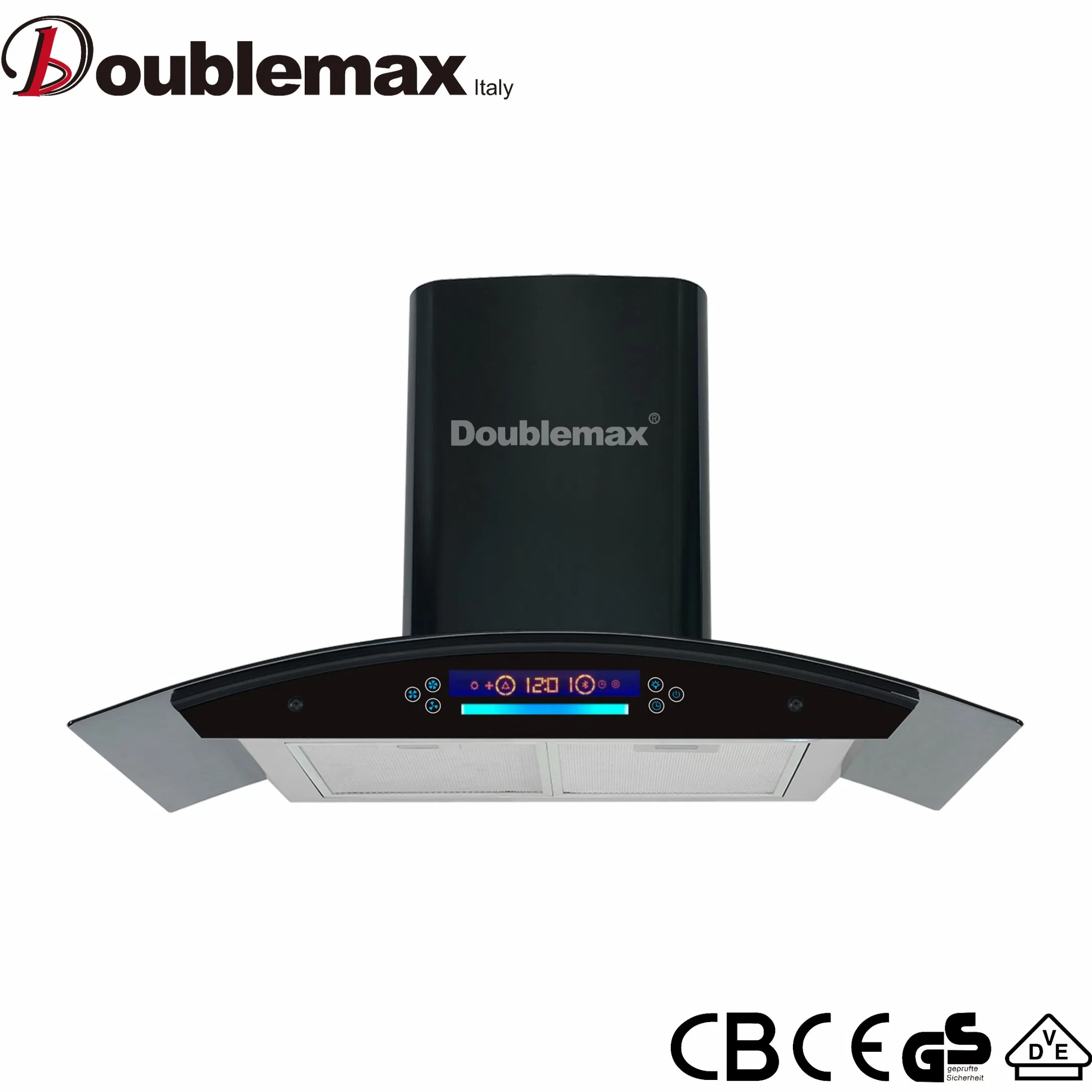 900mm Cruve Glass with Voice Control Smart Function Ai Portable Range Hood