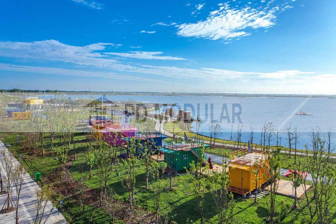 China Good Design Beautiful Prefab Portable Modern Container Villa for Sale in Jiangsu