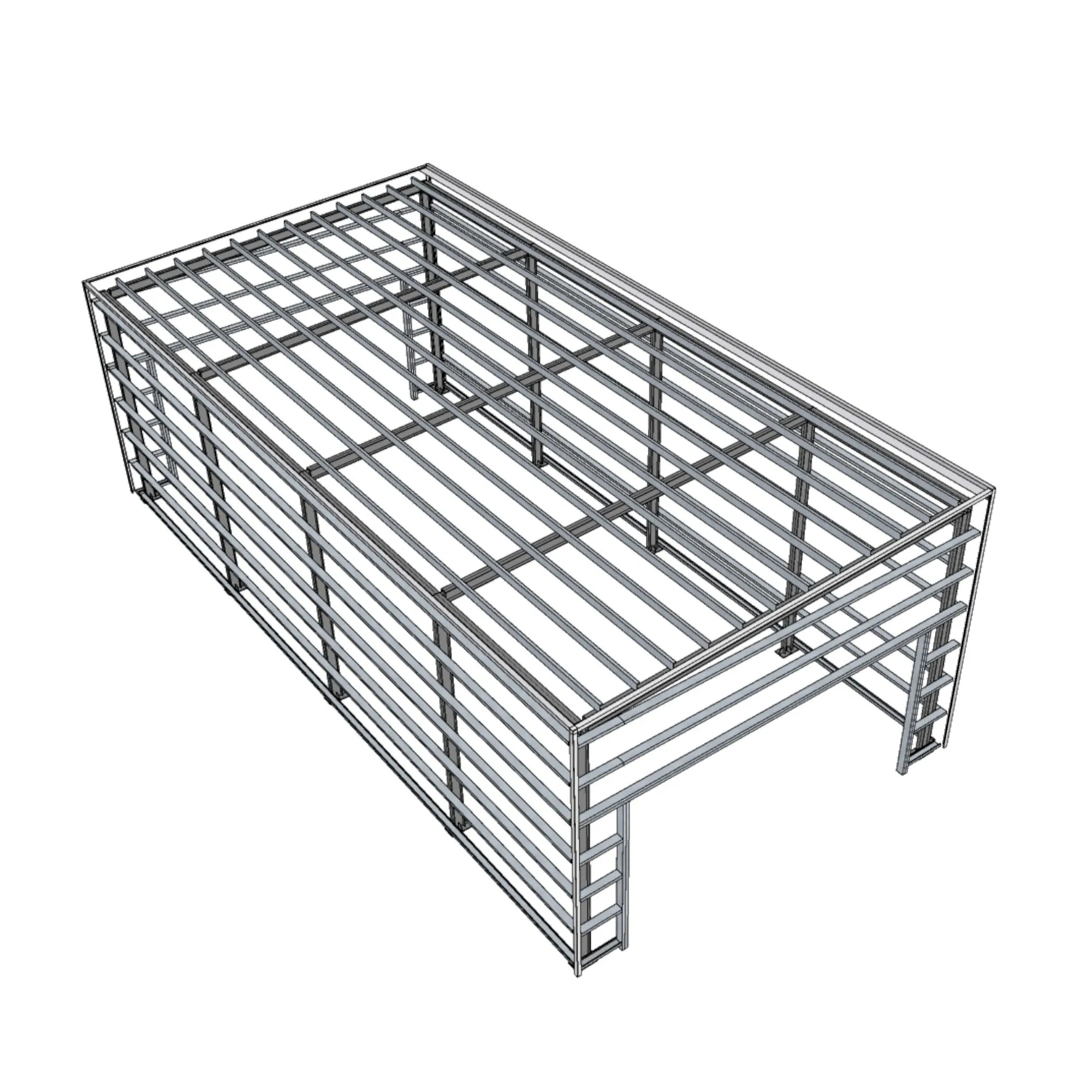 China New Modern Wholesale Construction Material of Prefabricated Single-Span Light Steel Structure Warehouse with Skylight Strips for Waste Treatment