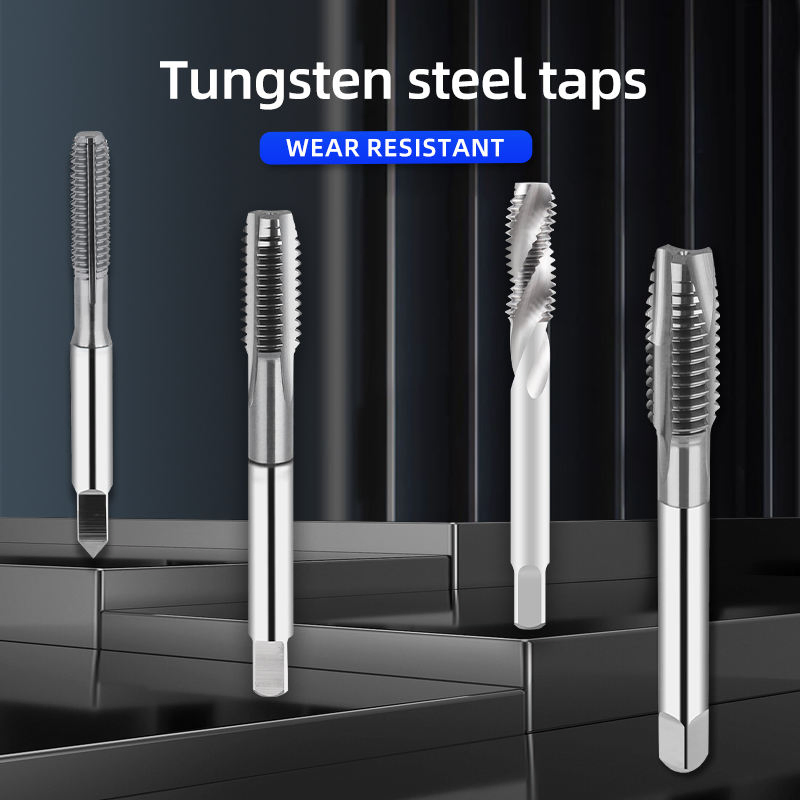 M14 M16 CNC Machine Carbide Taps Straight Groove Tap Pipe Tap