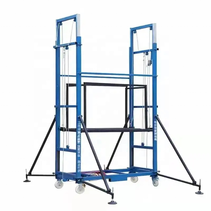 Electric Scaffold Lift with Cuplock Platform 300-500kg Load Electric Lifting Scaffolding