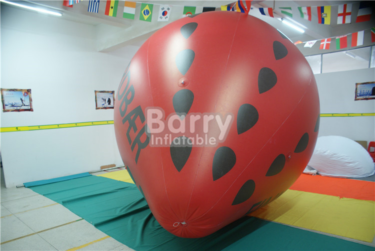 Custom Giant Inflatable Strawberry Balloon Inflatable Fruit Model for Farm Promotion