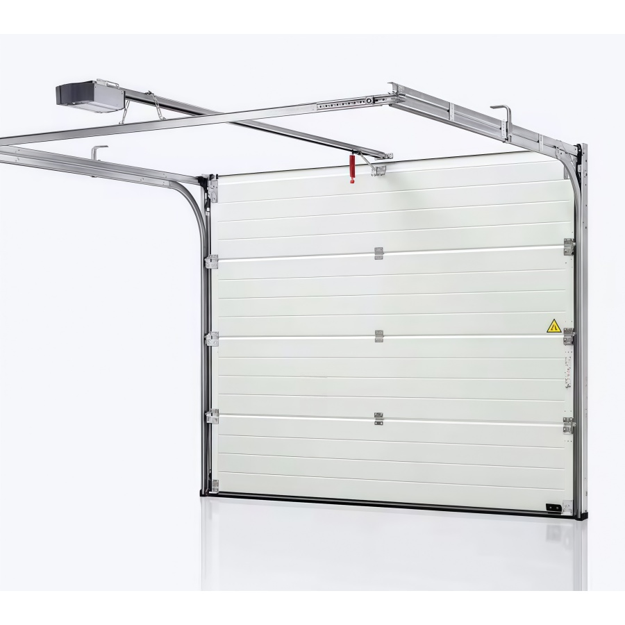 Modern Glass Aluminum Electric Sectional Garage Door for Villa