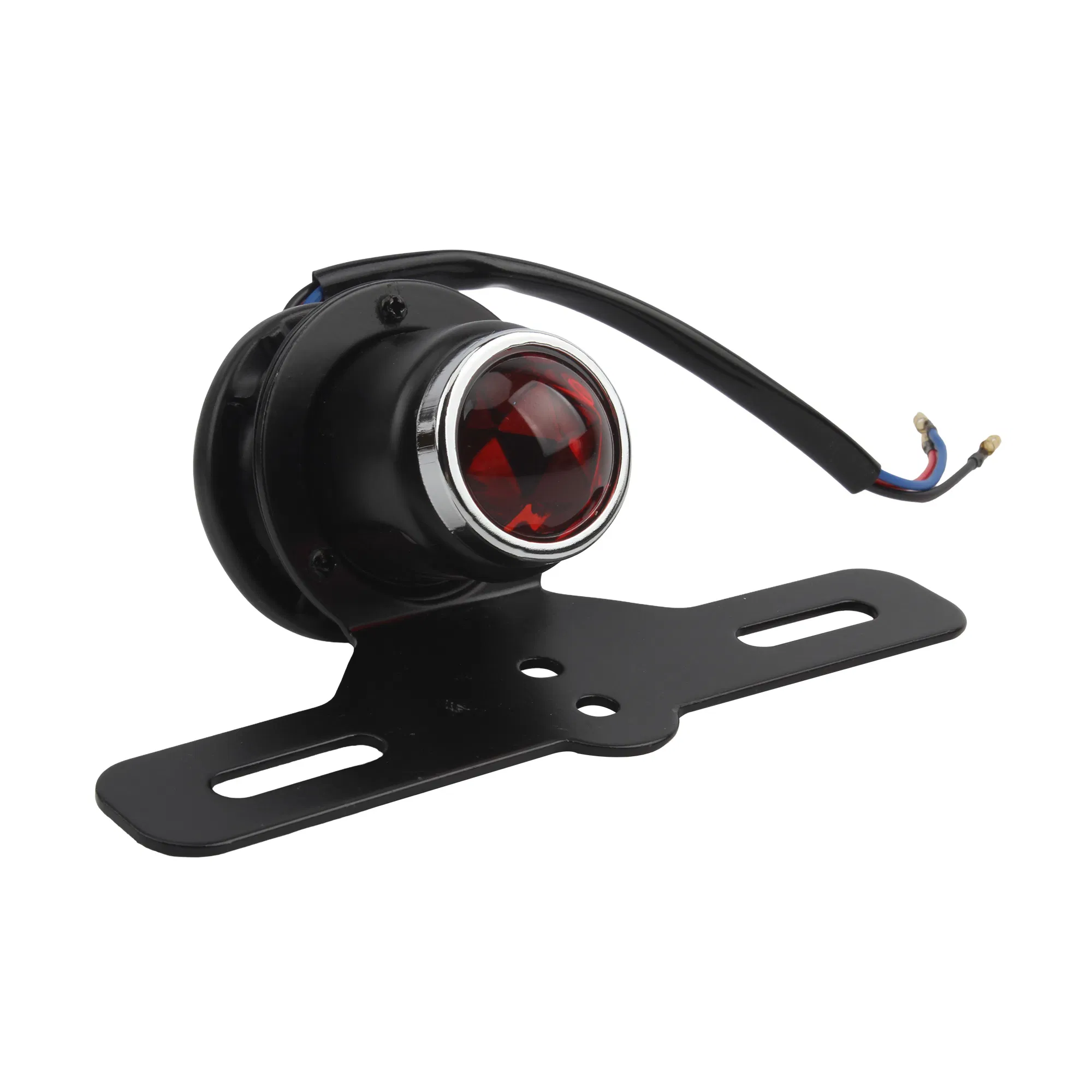 Motorcycle Brake Stop Signal Tail Lamp, Red Universal for Triumph Harley Yamaha Cafe Racer Retro Bike