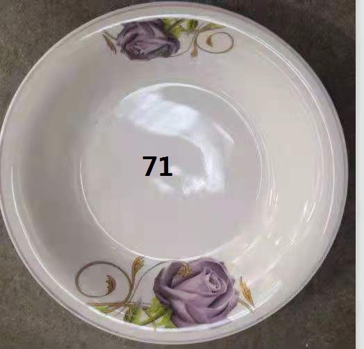 9.2"Soup Plate Cheap Decal Porcelain Ceramics Tableware