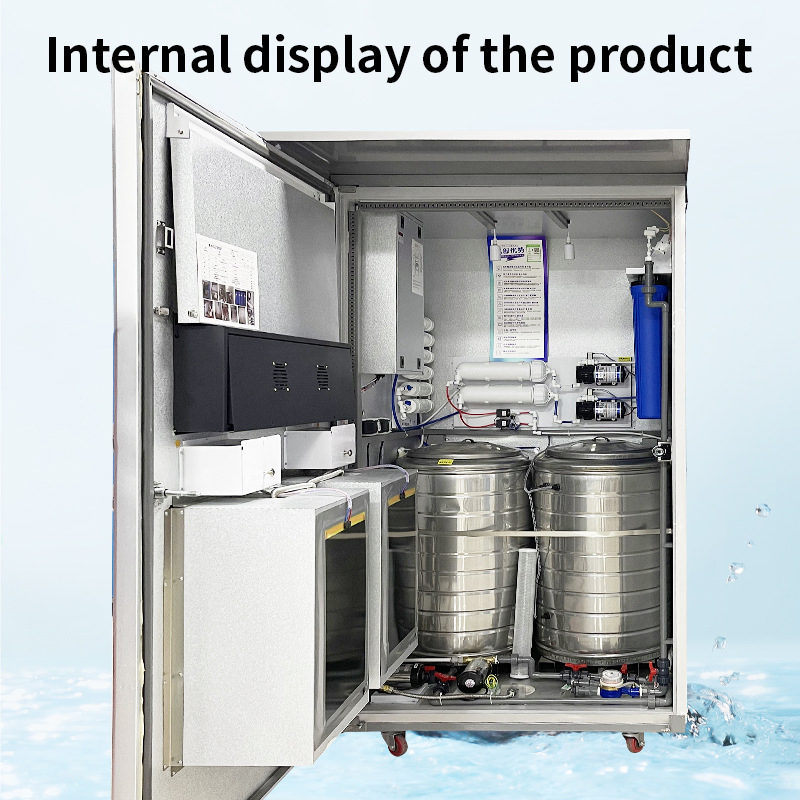Automatic Water Dispenser - RO Reverse Osmosis Self-Service Coin-Operated with Barcode Scanning and Card Swiping Direct Drinking Water Machine