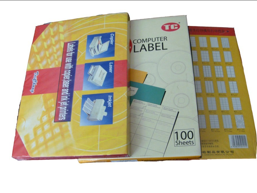 Self Adhesive A4 Label