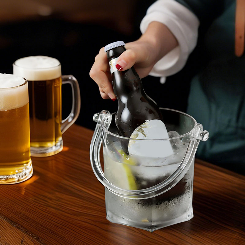 Bar Accessories Party Tool Wine Holder Beer Cooler Storage Buckets Plastic Ice Buckets Beverage Tubs