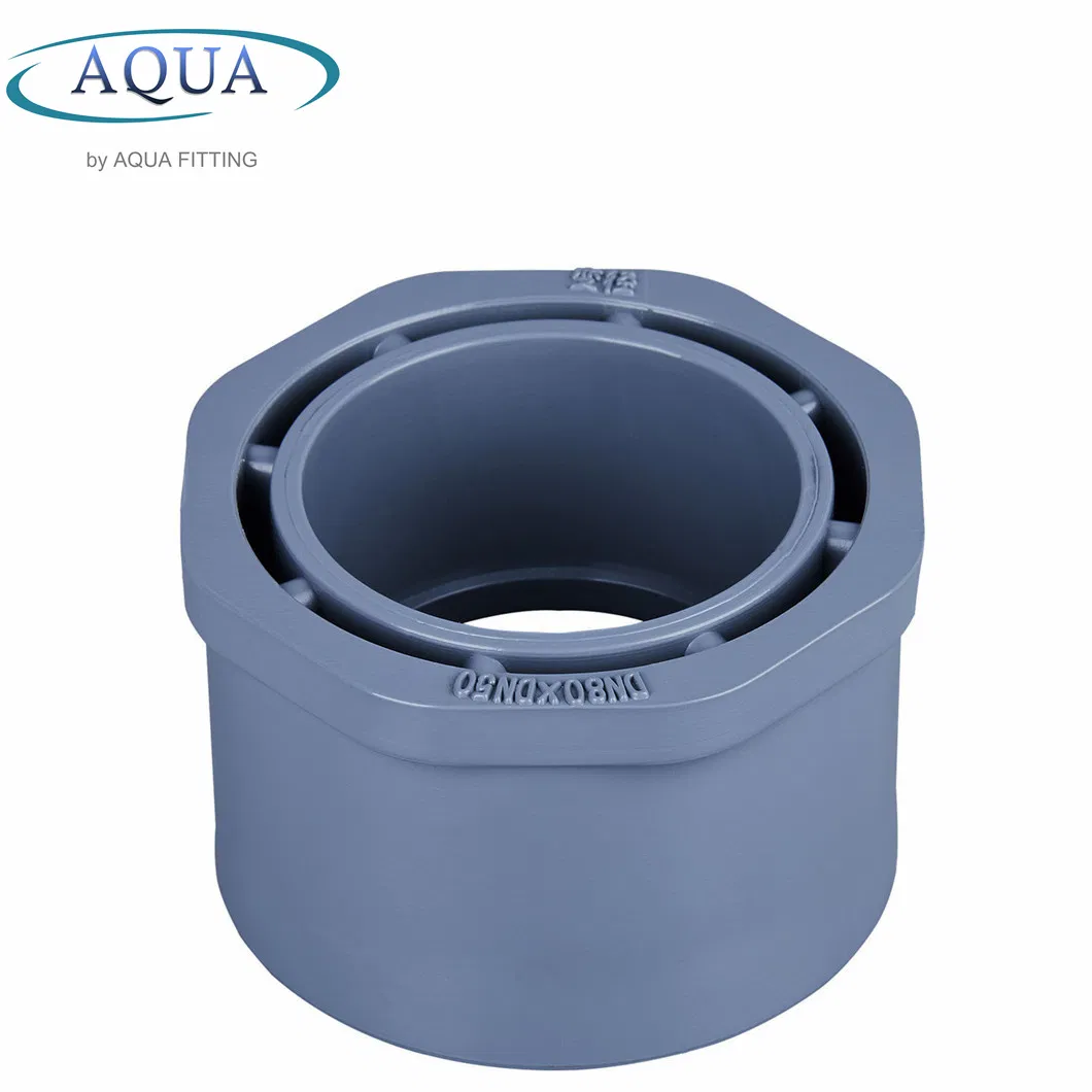 Plastic PVC Pipe Fitting Reducing Adapter UPVC Insert Bushing