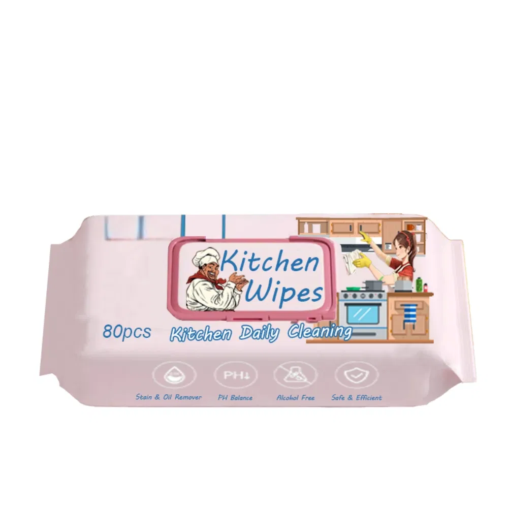 Custom Home Clean a Touch Kitchen Oil Cleaning Wet Wipes