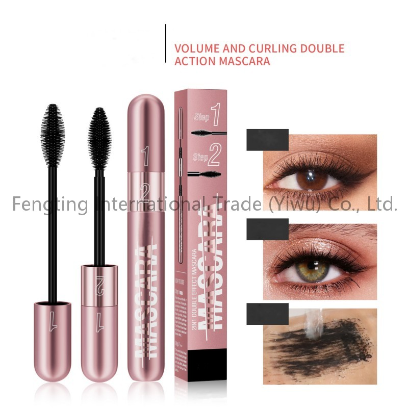 Liquid Curling 3D 4D Moisturizer Vegan Fiber Long Lasting Waterproof Volume Mascara Eye Mascara Custom