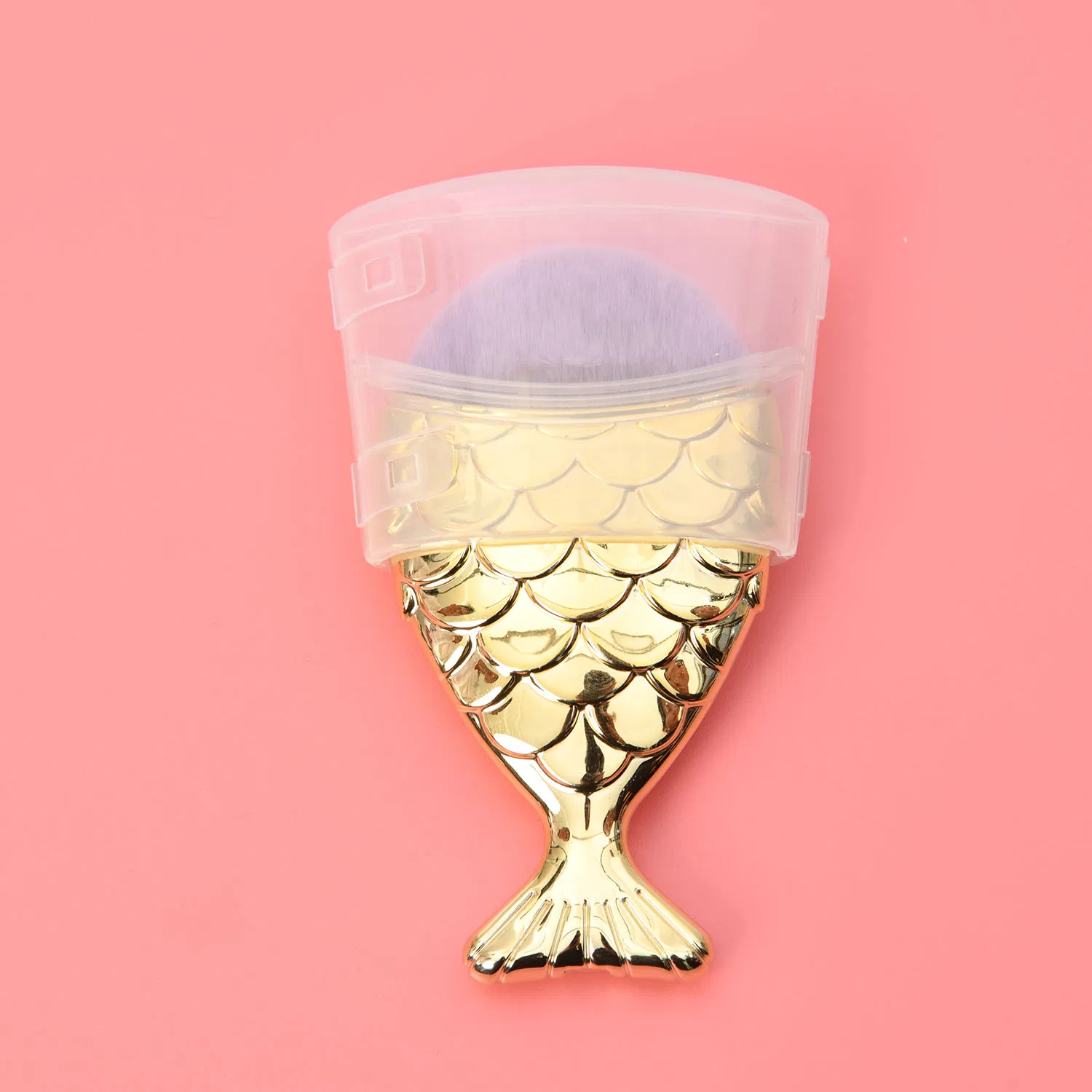 New Hot Unicorn Mermaid Fishtail ABS Electroplate Contour Foundation Makeup Brush Beauty Care Cosmetic Brush