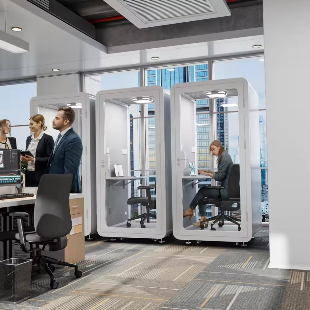 Soundproof Pod Acoustic Private Office Pod Cellphone Pod Office Working Studio Sound Pod