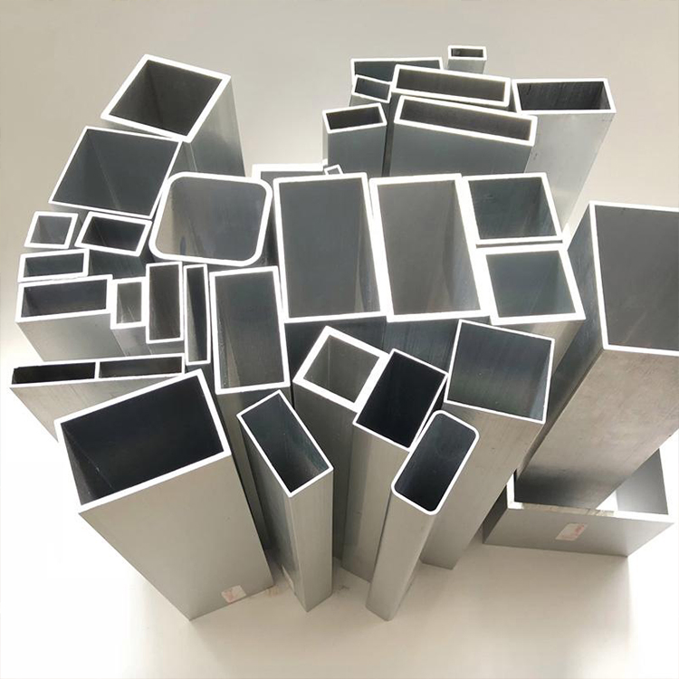 Factory Price Aluminum Metal Tube 7075 Alloy Anodized Aluminum Square Pipe