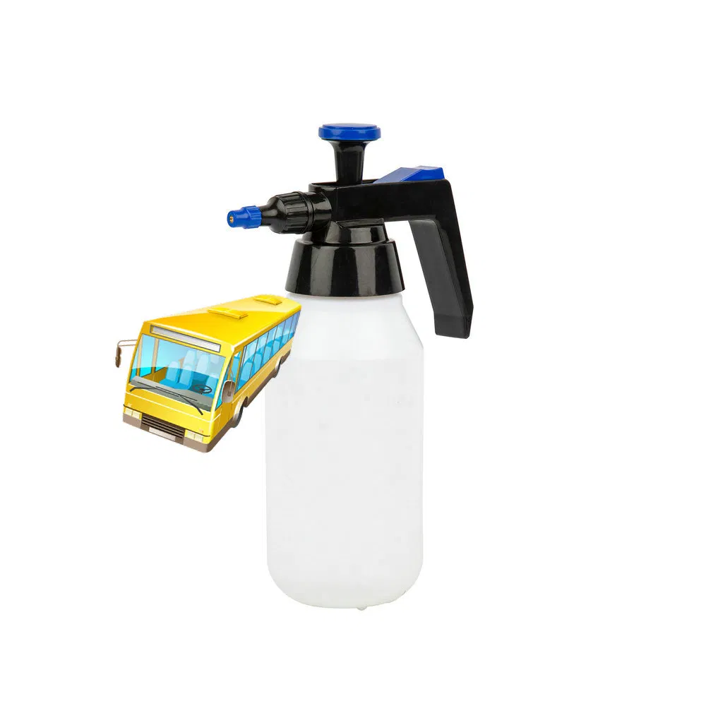 1L FKM Seal Industrial Hand Compression Brake Cleaners Aggressive Solvents Pump-up Chemical Sprayer