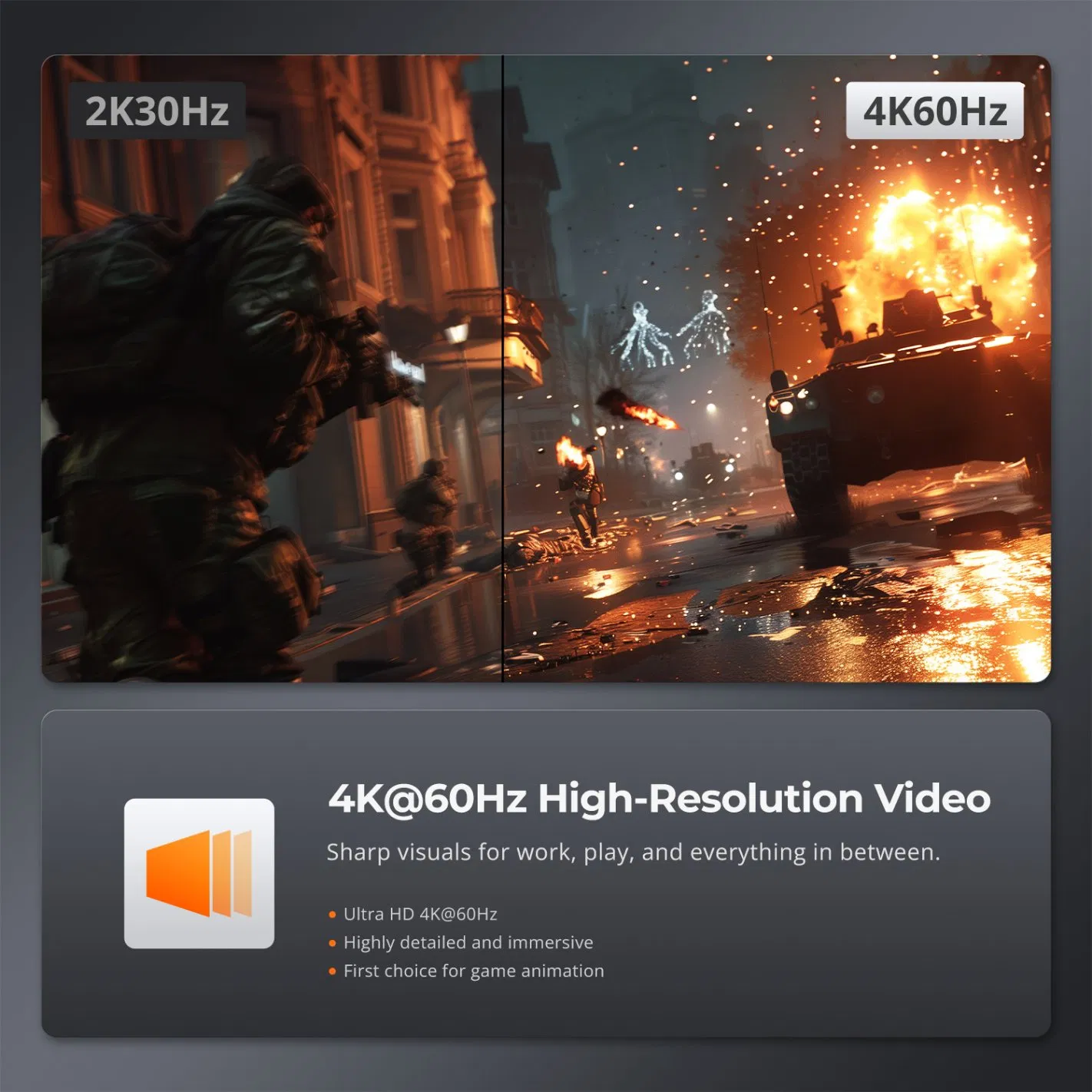 HDMI-сплиттер 1x8, 4K 60Гц, 2-32 порта, стоечный