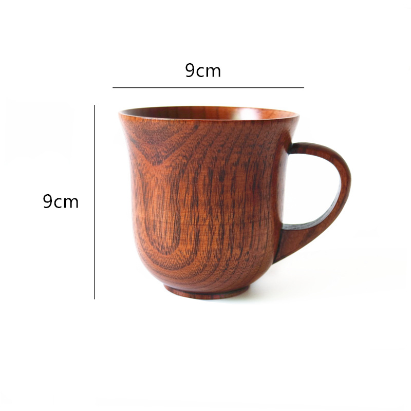 Большая деревянная кружка для воды, 16 oz