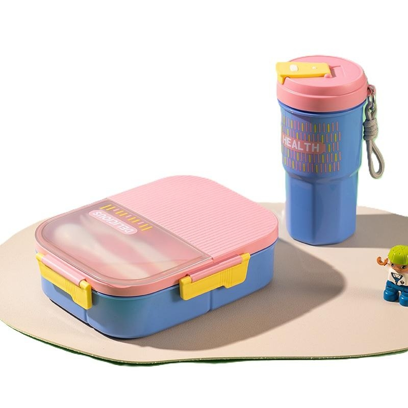 Premium Airtight Bento Lunch Box Set for Meal Prep