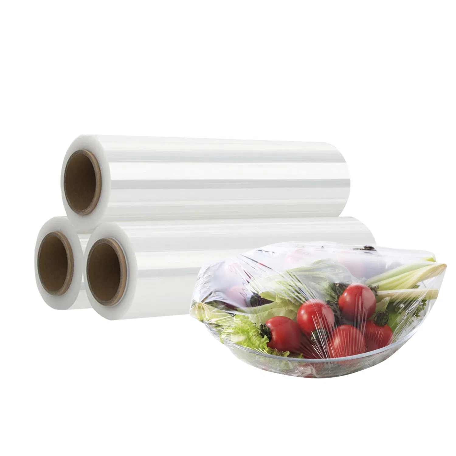 Custom Wholesale Transparent PVC Food Wrap Roll for Packaging