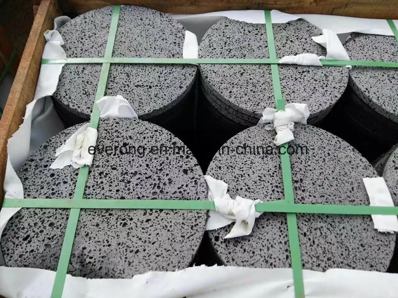 Dark Grey/Black Basalt with Holes for Flooring Tile, Paver