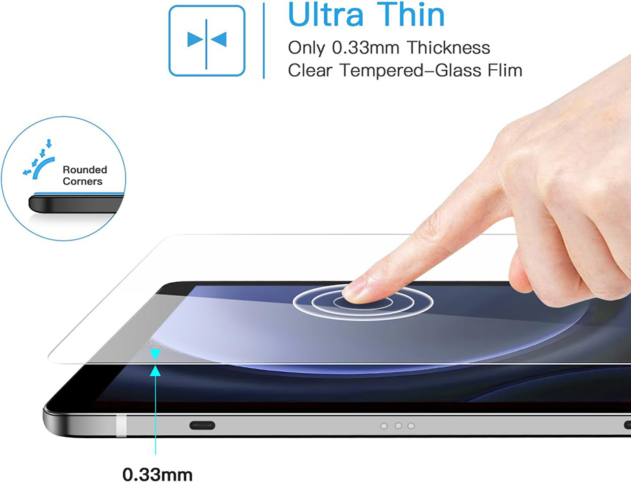 Защитное стекло 9H для Samsung Galaxy Tab S10 Lite 12.4