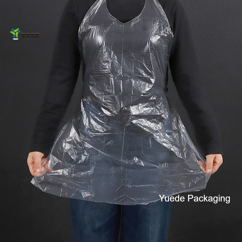 Custom Size Disposable PE Apron with Personalized Printing and Thickness