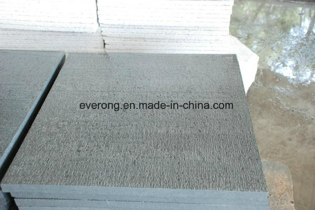 Chinese Natural Basalt Stone, Basalt Tile, Black Basalt with Chiseled Surface