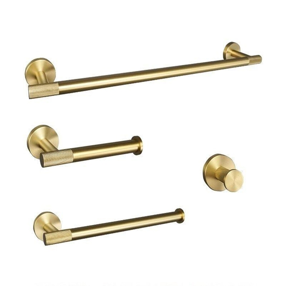 Комплект фурнитуры для ванной черный золото