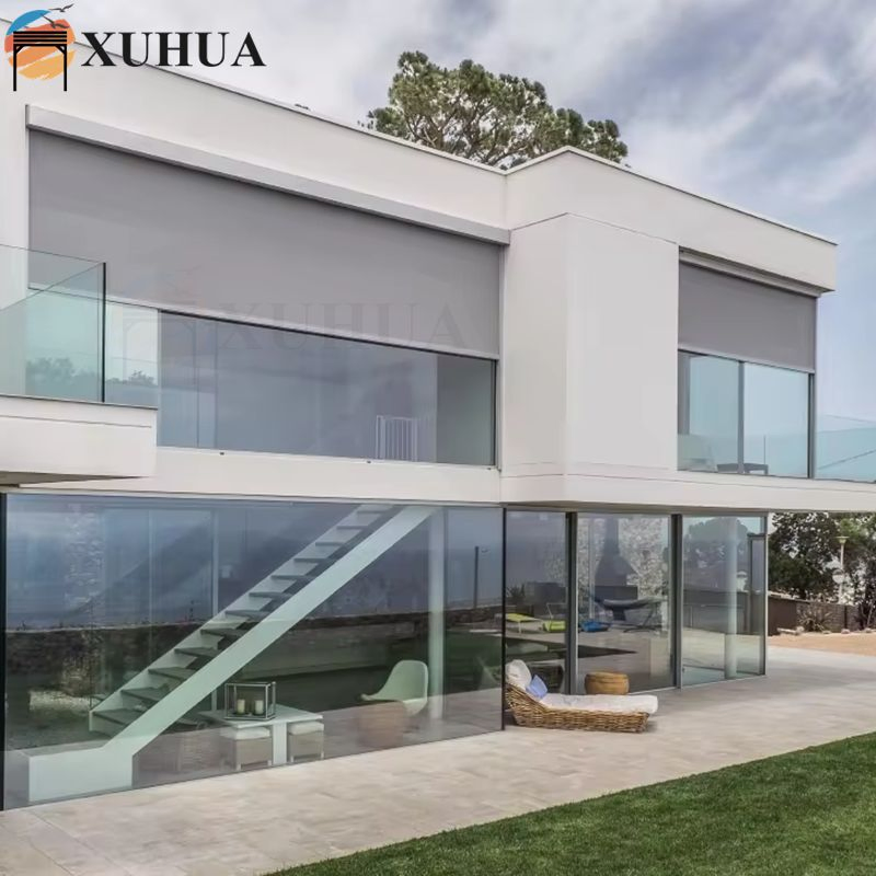 Xuhua Easy Install Custom Waterproof Outdoor Motorised Motor Blind Patio Zip Screen