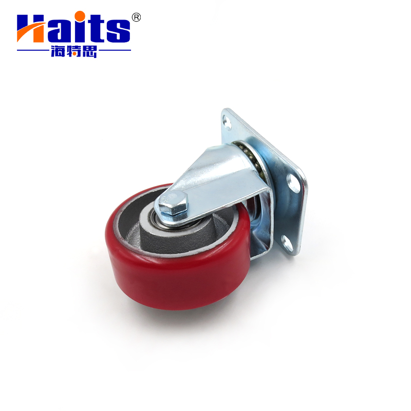 Furniture Components Swivel PU Industrial Caster Wheel From China