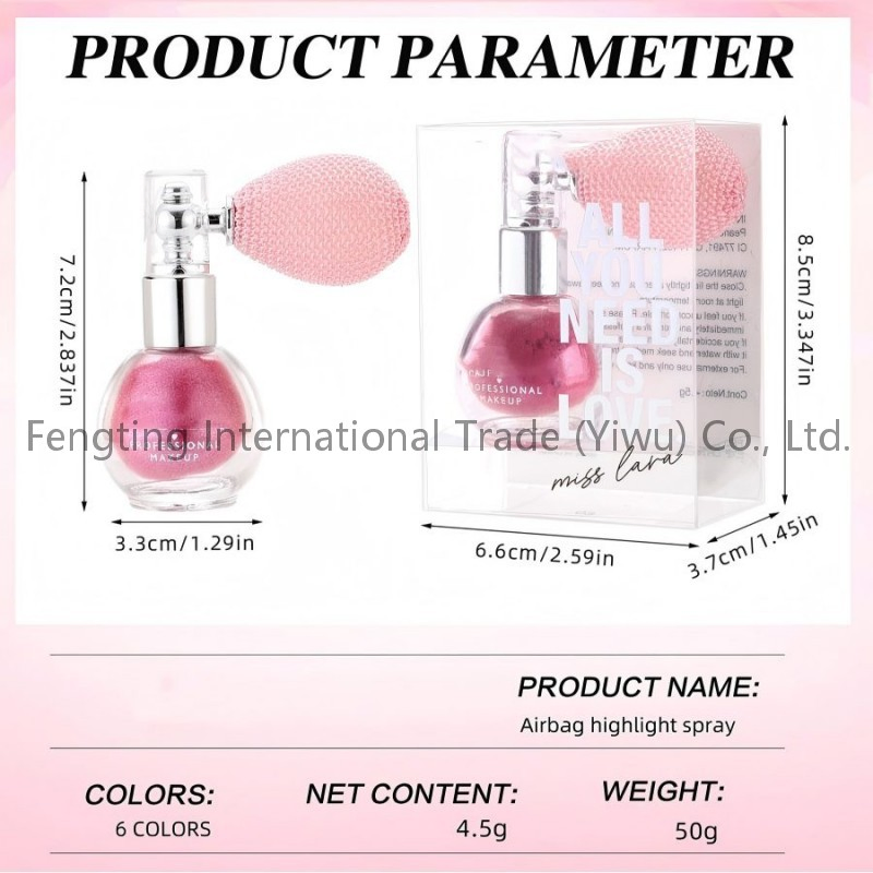 10ml Glitter Loose Spray Shimmer Powder Bottle Eyeshadow