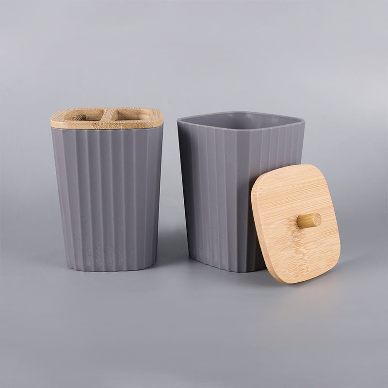 Custom Bathroom Set and Bath Accessories for Home and Hotels Tooth Brush Holder Cotton Box