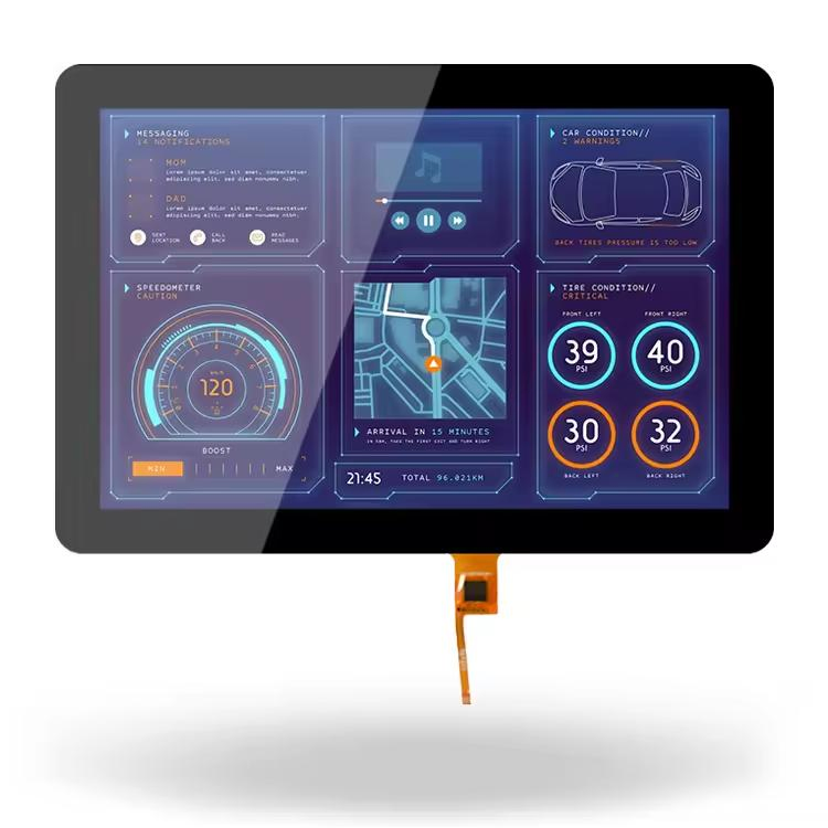Electric Tempered Touch Cover Glass for Industrial Commercial Medical Control Panel