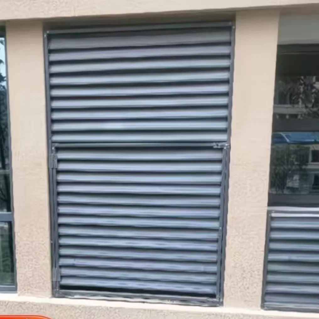 Customized Building Design Aluminum Sun Louver Exterior Shutters Horizontal Window Shutters