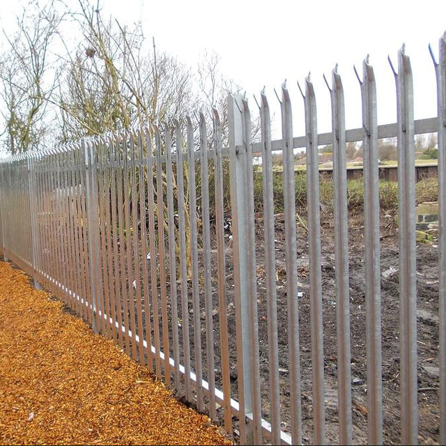 Metal Palisade Fence D and W Shape Palisade Security Fence System