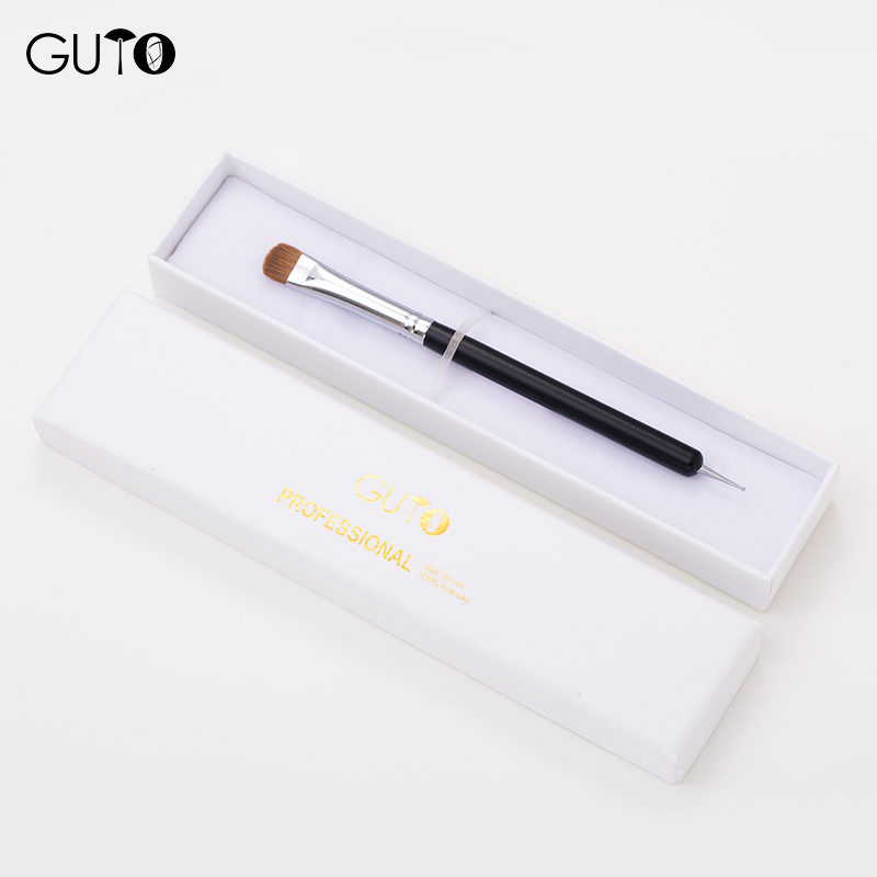 Guyo Top Quality Duel End 100% Kolinsky French Dotting Nail Brush