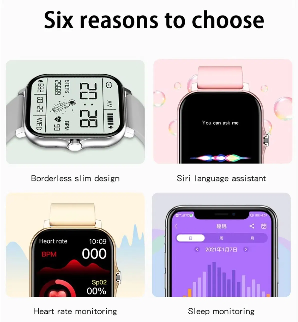 Gt20 HD Bluetooth Call Smart Watch Sleep Monitoring 1.69 Inches Touch Screen 240*280 Px Multi-Sport Mode Watch