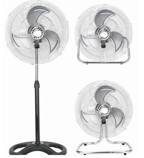 Промышленный вентилятор 18 дюймов, 3 в 1, напольный