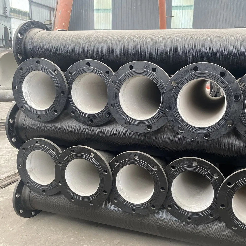 Zinc-Sprayed Class K12 Flanged Ductile Cast Iron Pipe for Municipal Water Projects