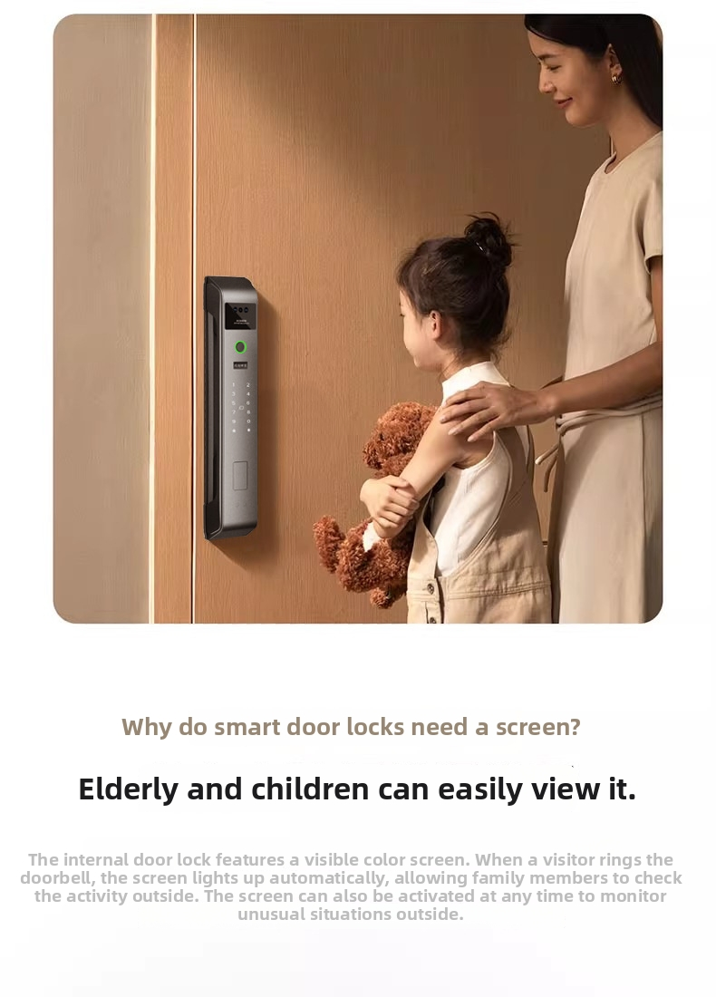Palm Vein 3D Facial Recognition Intelligent Door Password Fingerprint Smart Lock