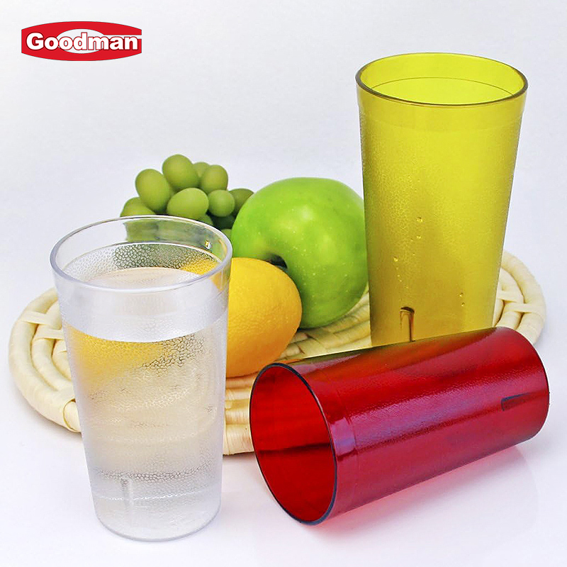 Restaurant Party 20oz Wholesale Bulk Unbreakable Reusable Cup Beverage Sublimation Drinking Glass Clear Plastic Pebbled Tumblers
